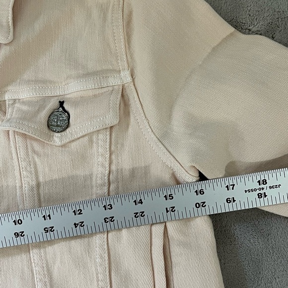 McGuire Denim Light Pink Jean Jacket - Picture 12 of 14